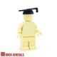 Minifig Headgear Accessory Mortar Board