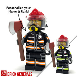 Custom Minifig SCDF Firefighter