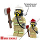 Custom Minifig SCDF Firefighter (New)