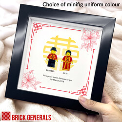 Wedding Frame with Minifigs