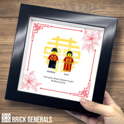 Chinese Wedding Frame with Minifigs