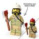 Custom Minifig SCDF Firefighter (New)