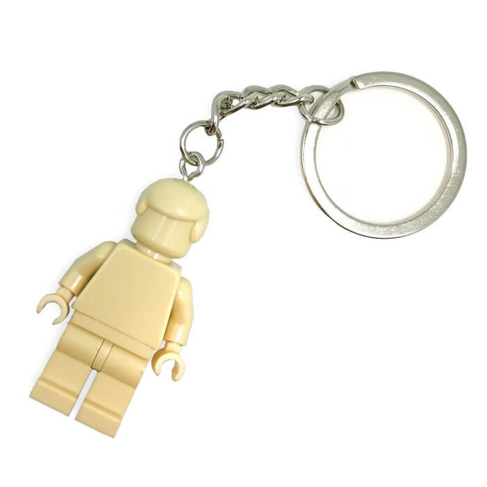 Minifigure lapel pin attachment